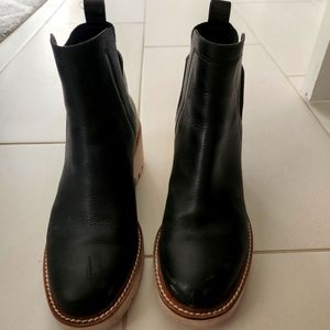 Dolce Vita Boots, Size 8, Black and Neutral